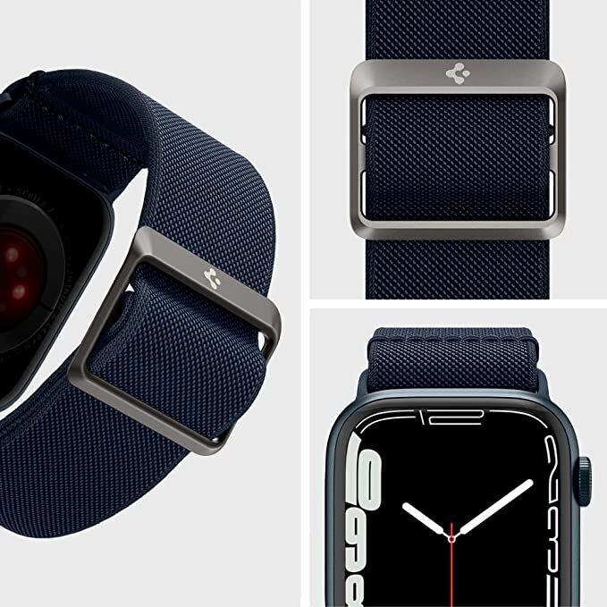 Produktbild Spigen Fit Lite Band für Apple Watch Series 42, 44, 45, 49 mm - navy (42 mm, 44 mm, 45 mm, 49 mm, Apple Watch Series 2, Apple Watch Series 3, Apple Watch Series 4, Apple Watch Series 5, Apple Watch Series 6, Apple Watch Series 7, Apple Watch SE, Apple Watch Ultra, Apple Watch Ultra 2)