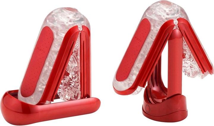 Actual product image Tenga Flip 0 Red Warmer