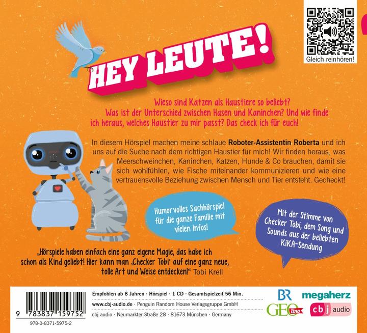 Image du produit Checker Tobi - Le grand contrôle des animaux de compagnie : chat, chien, lapin - je contrôle pour (Gregor Eisenbeiss, Allemand)