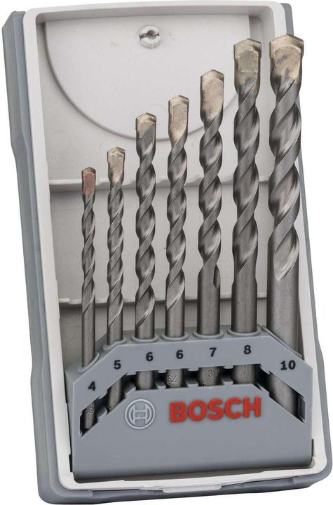 Bosch Professional Zubehör 7-tlg. CYL-3 Betonbohrer-Set, 4/5/6/6/7/8/10 mm (4 mm, 5 mm, 6 mm, 7 mm, 8 mm, 10 mm)