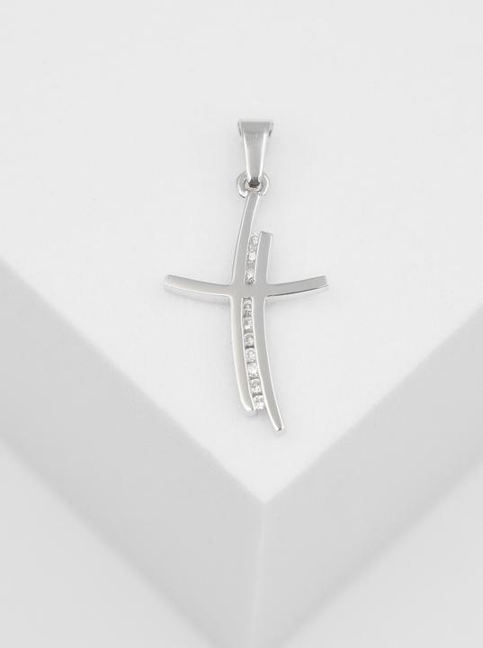 Produktbild Muau Kreuz (Weissgold)