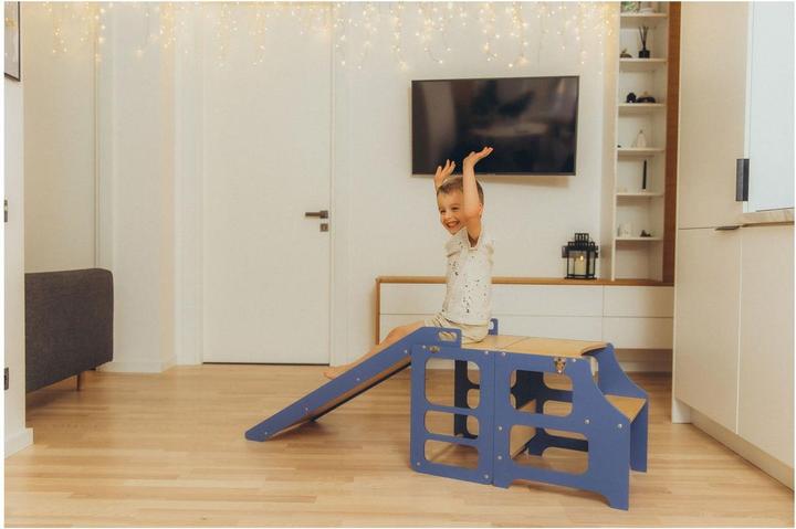 Image du produit Duck Woodworks Tour d'apprentissage pliable avec toboggan