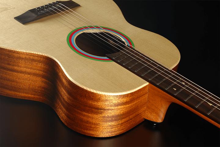 Actual product image Lâg Guitars Vianney Signature Travel (Semi acoustic guitar, Mahogany, Spruce)