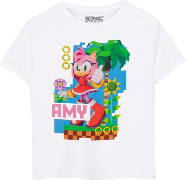 Image du produit Sonic The Hedgehog T-shirt à manches courtes Amy pour enfants et adolescents (104)