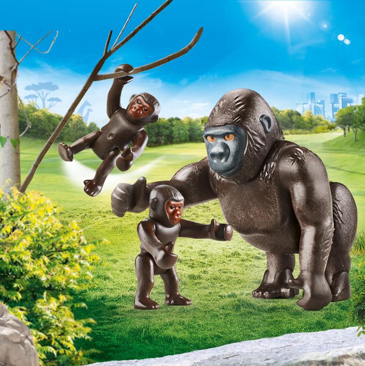 Produktbild Playmobil Gorilla mit Babys (70360, Playmobil Family Fun)