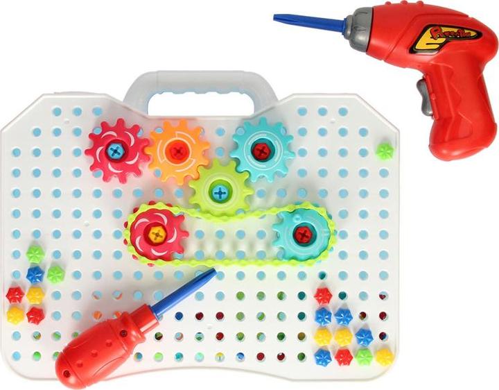 Produktbild Schrauben und Zahnräder für magische Platten, 151 Stück.