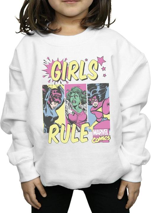 Actual product image Girls Rule Sweatshirt (128)