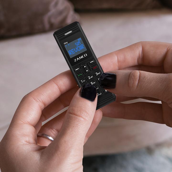 Actual product image Zanco Mobile Phone Tiny Black (0.26")