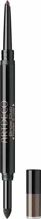 Produktbild Artdeco Brow Duo Powder & Liner - Duo Eyebrow Pencil With Foam Applicator 12 Ebony