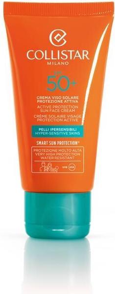 Image du produit Collistar CS Sun - Active Protection Sun Face Cream Anti-Wrinkle SPF 50+ (Crème solaire visage, SPF 50, 50 ml)