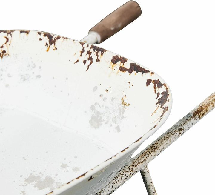 Produktbild Loberon Deko-Schubkarre Padoux antikweiss