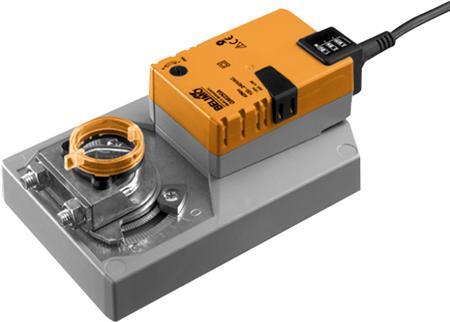 Actual product image Belimo Damper motor SM24A-SR, AC/DC 24 V, modulating 2-10V DC, 20 Nm, running time 150 sec. with Univers