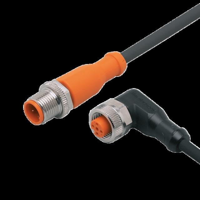 Actual product image IFM Connection cable M12 plug M12 socket - cable - 2 m