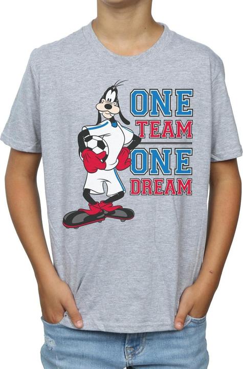 Immagine prodotto Disney Goofy One Team One Dream Maglietta Ragazzi (128)