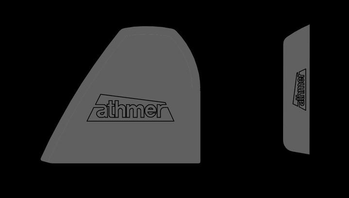 Produktbild Athmer Fingerschutzprofil NR-32 UniSafe Länge 1925 mm Bandgegenseite verkehrsweiss Farbe