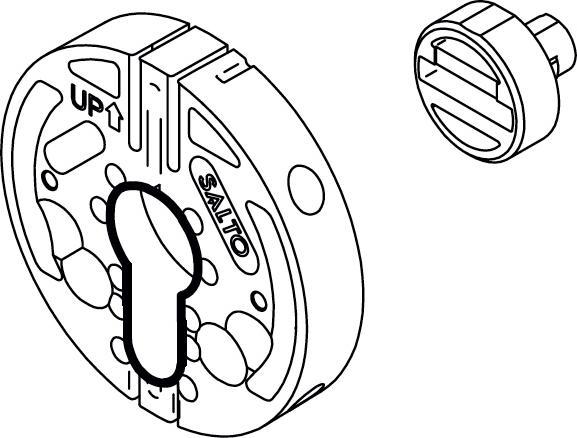 Produktbild Danalock Key Turner Adapter Euro