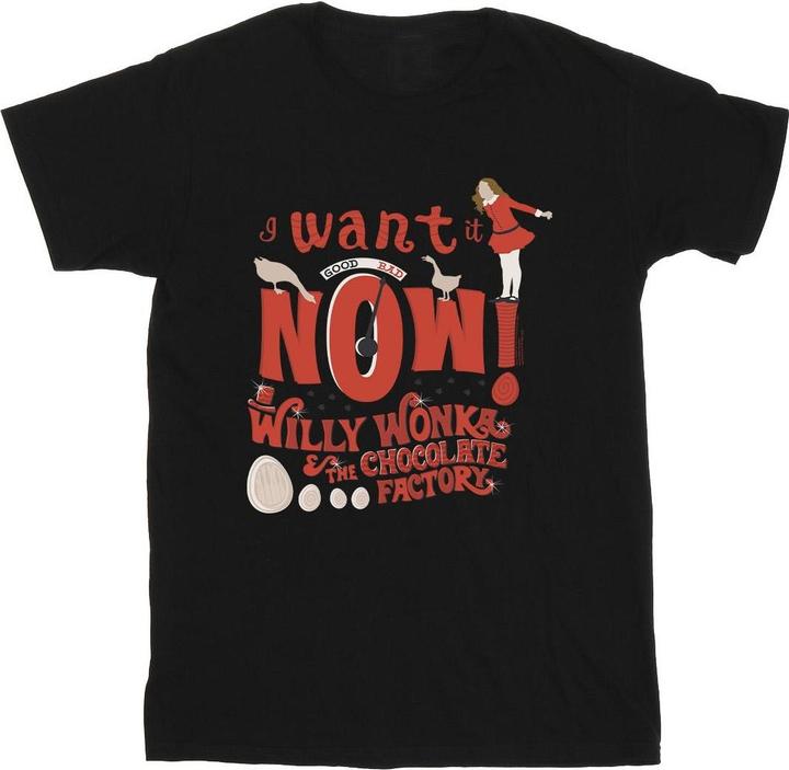 Produktbild Willy Wonka & the Chocolate Factory Verruca Salt I Want It Now TShirt Mädchen (152, 158)
