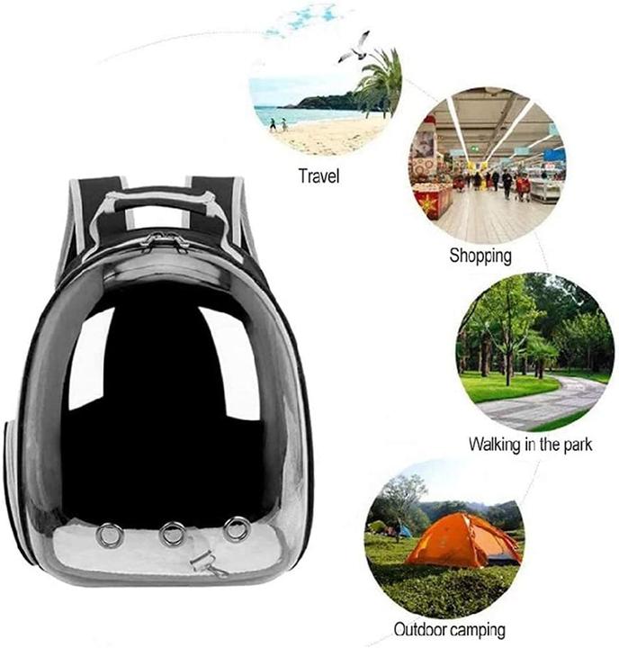 Image du produit Hoogtecly Tierrucksack mit Fenster (Chien, Chat, Respirant, Lavable)