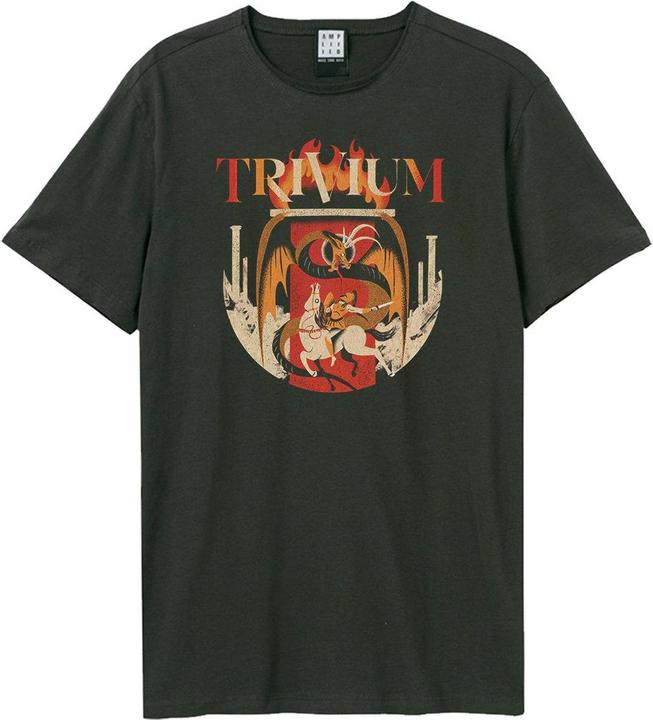 Amplified Adult Knights Vs Dragons Trivium TShirt
