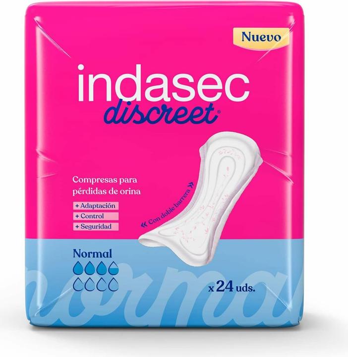 Produktbild Indasec Discreet Normal (24 x, Normal)