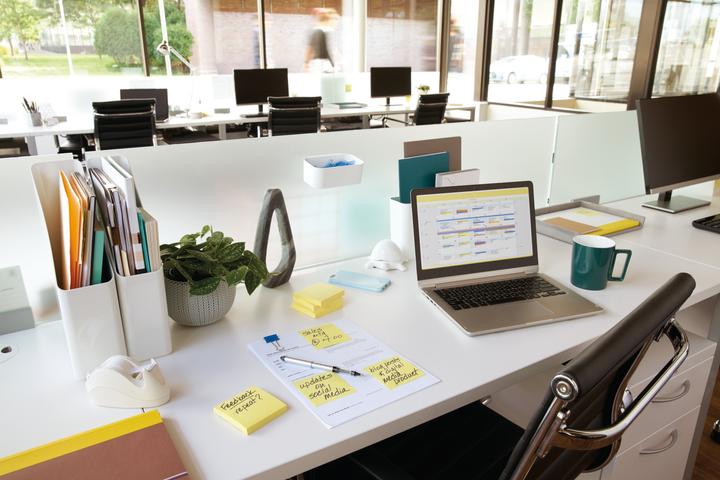 Image du produit Post-it Papillons adhésifs Standard 655 jaune 12 blocs (127 x 76 mm)