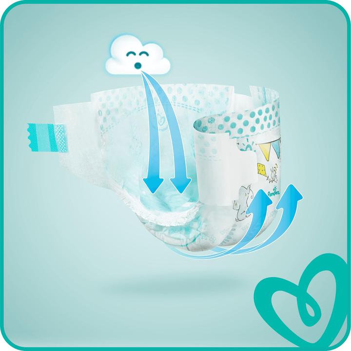 Produktbild Pampers Baby-Dry ALT (Gr. 3, Monatsbox, 198 Stück)