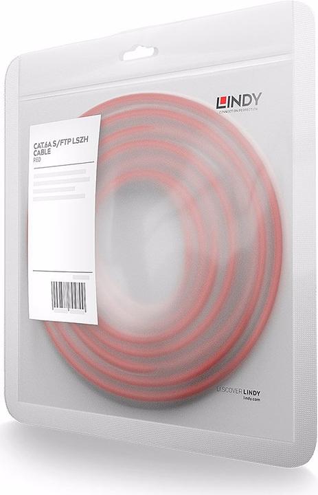 Produktbild Lindy Netzwerkkabel (LSOH, PiMF, S/FTP, CAT6a, 2 m)
