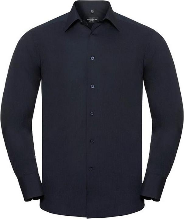 Russell Polycotton Pflegeleichtes Langarmhemd Formal