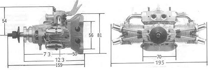Produktbild Saito FA-182TD 2-Zylinder Boxer 4T-Motor