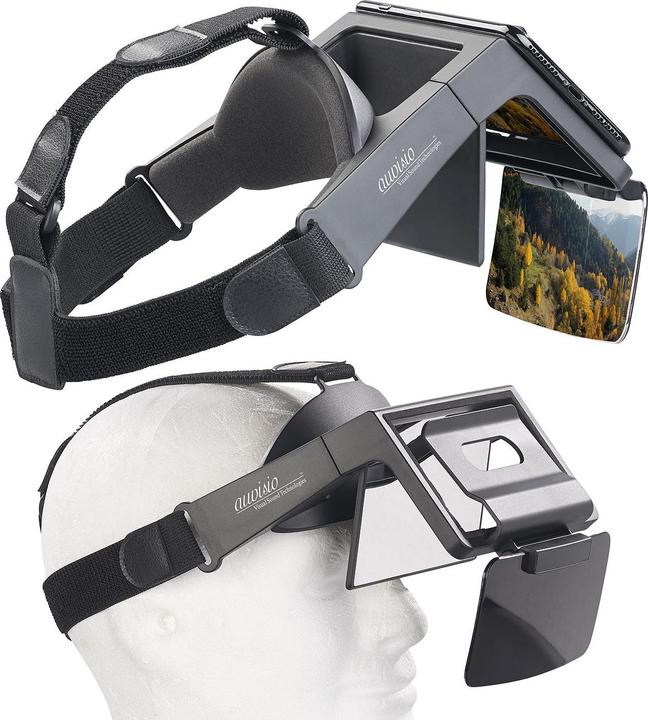 Auvisio Augmented-Reality- und Video-Brille für Smartphones