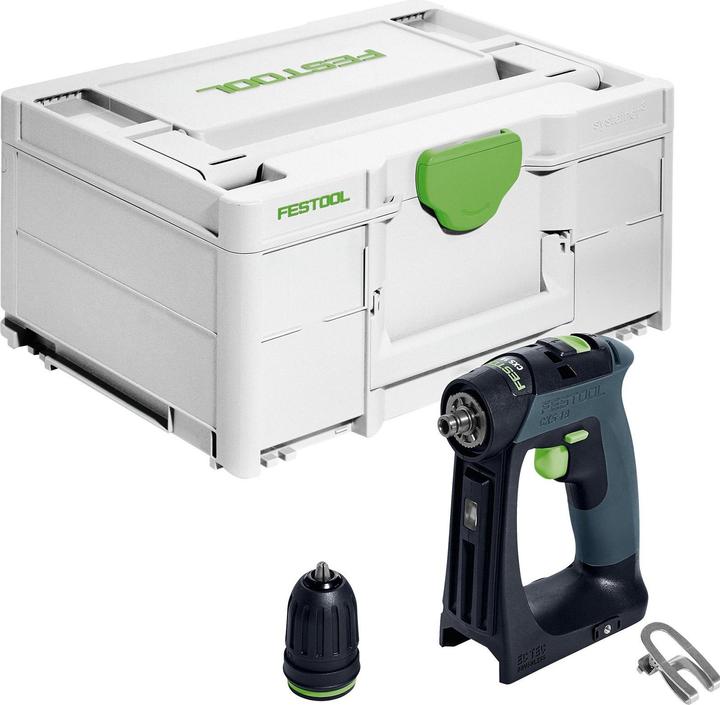 Actual product image Festool Cordless drill driver CXS 18-Basic (Rechargeable battery operated)