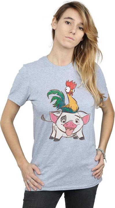 Immagine prodotto Disney Moana Hei Hei And Pua Maglietta Ampia Donna (XL)