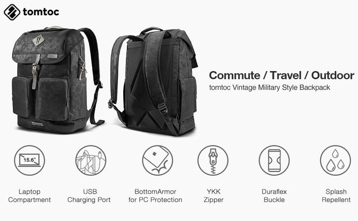 Actual product image tomtoc A90 (28 l)