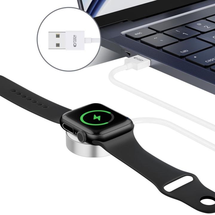 Image du produit Tech-Protect Ultraboost Magnetic Charging Cable 120cm Apple Watch White