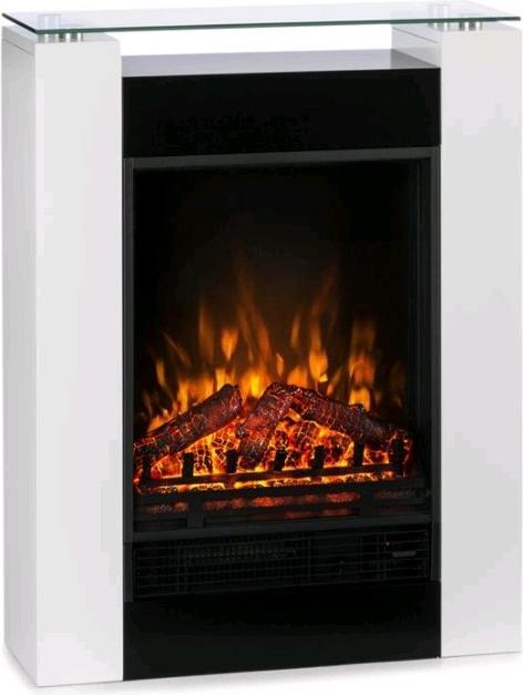 Actual product image Klarstein Studio 5 Electric Fireplace White (1800 W)