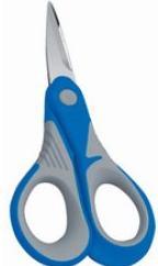 Produktbild Kleiber Stickschere ""Trend Line"", Länge: 127 mm, grau/blau spitz, sehr ergonomisch, daher wenig Kraftaufwa (12.70 cm)