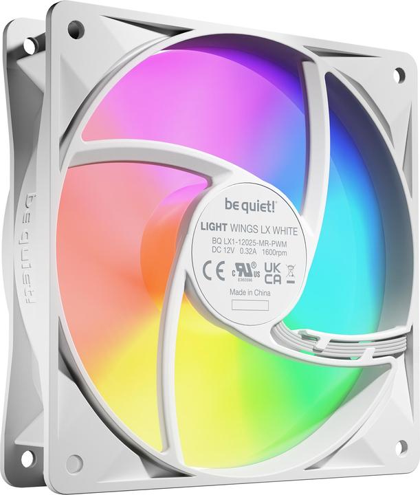 Immagine prodotto be quiet! LIGHT WINGS LX 120mm PWM Bianco confezione tripla (120 mm, 3 x)