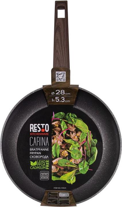 Actual product image Resto FRYPAN D28 H5.3CM/93024 (28 cm, Frying pan, Aluminium)