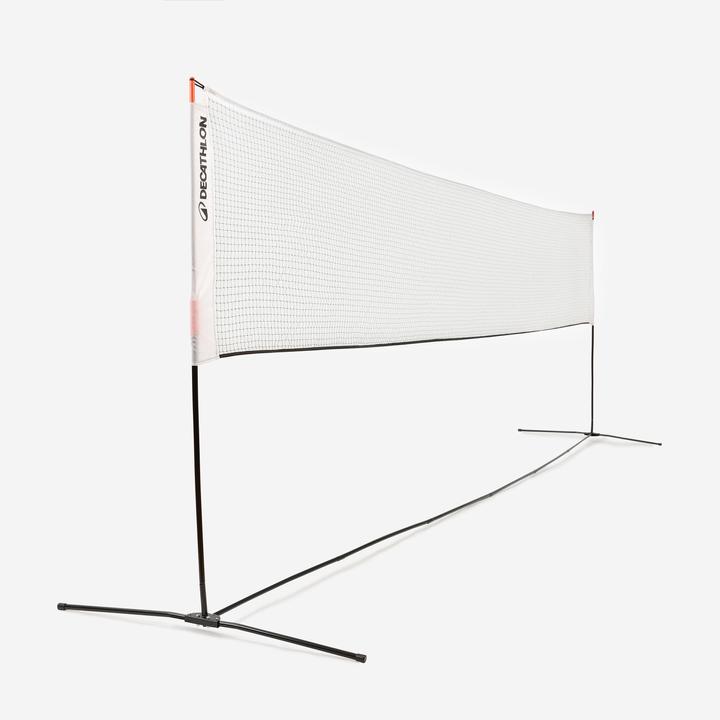 Perfly Outdoor-Netz Freizeit Badminton Tennis Pickleball - Speednet 5M V2 weiss