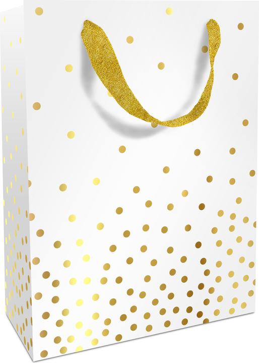 Produktbild Braun + Company Geschenktasche gross Dots gold (Geschenkbox)