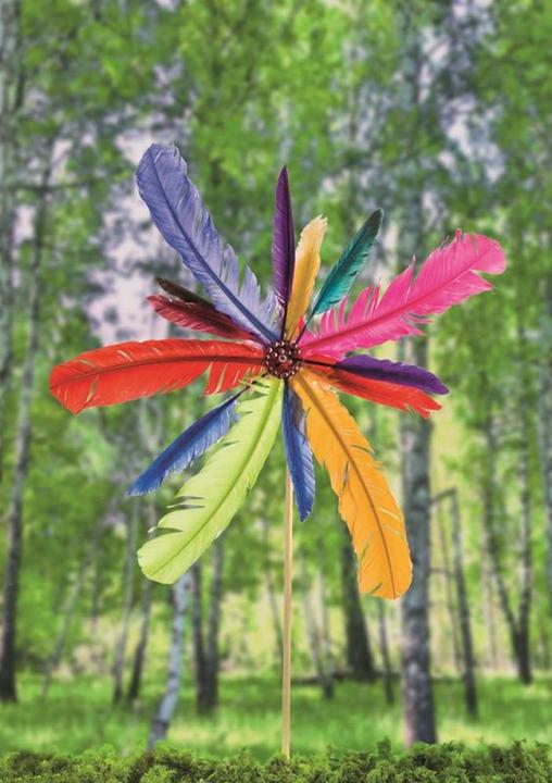 Produktbild Glorex Indianerfedern, bunt, 5St 28-30cm