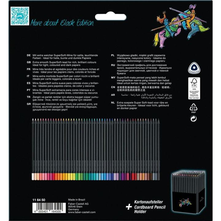 Actual product image Faber-Castell Black Edition (Multicoloured, 50 x)