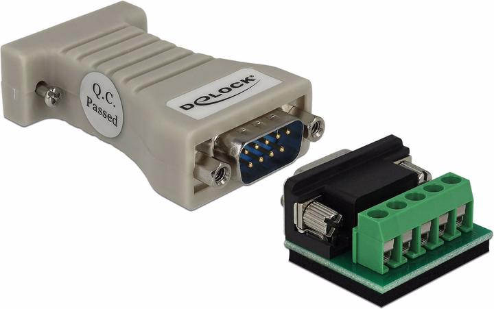 Actual product image Delock Connector RS232 - RS422/485 Terminal Block, ESD protection (0.06 m)