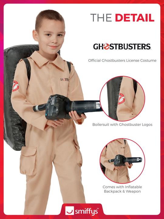 Produktbild Smiffys Ghostbusters - Uniform (152, 158, 164)