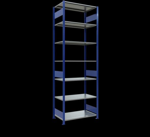 Immagine prodotto Schulte Lagertechnik Sistema di scaffalature di base senza viti MULTIplus150 con ripiani di lunghezza
