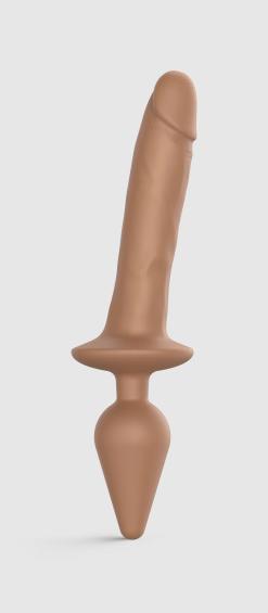 Produktbild Strap-on-me Switch Plug-In Dildo Caramel (L)