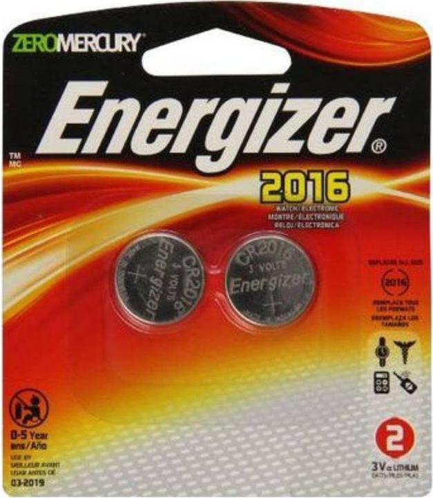 Produktbild Energizer CR2016 Lithium (2 Stk., CR2016, 100 mAh)