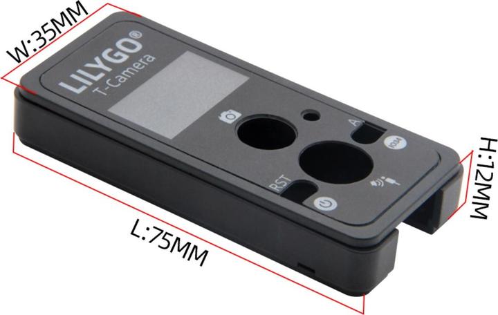Actual product image Lilygo T-Camera S3 OV2640 with housing