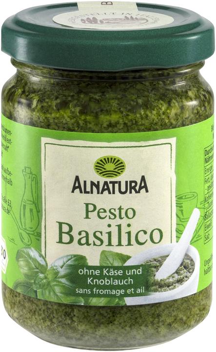 Actual product image Alnatura Organic Pesto Basilico 130g (130 g)