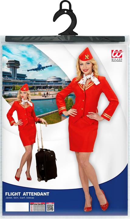 Produktbild Widmann STEWARDESS (Jacke, Rock, Halstuch, Mütze), M (M)